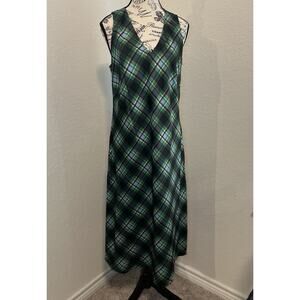 Free Assembly Plaid Dress Size Medium 8-10 NWT Midi Graduation Party Concert